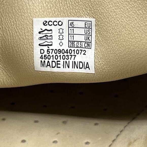 ECCO Classic Moc 2.0 Loafers Men Size 11 Brown Leather Comfort Slip On Low Shoes main image 2